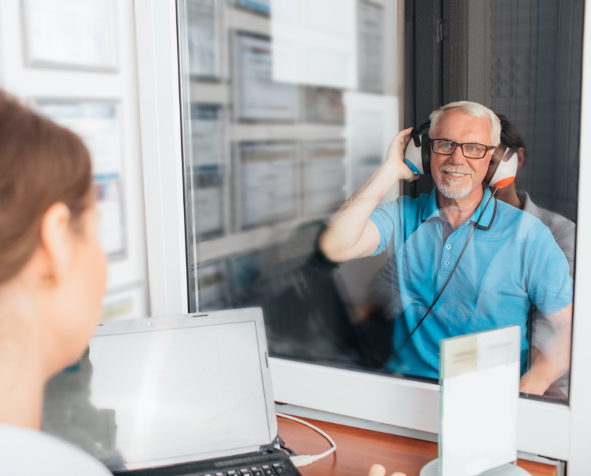 Hörtest bei einer Eignungsuntersuchung