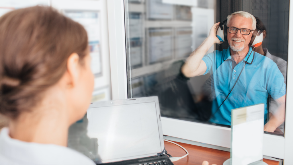 Hörtest bei einer Eignungsuntersuchung