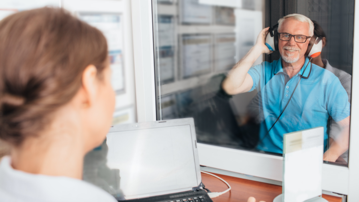 Hörtest bei einer Eignungsuntersuchung