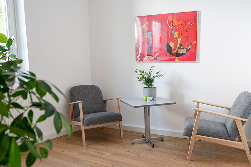 Raum für die arbeitspsychologische Sprechstunde in München
