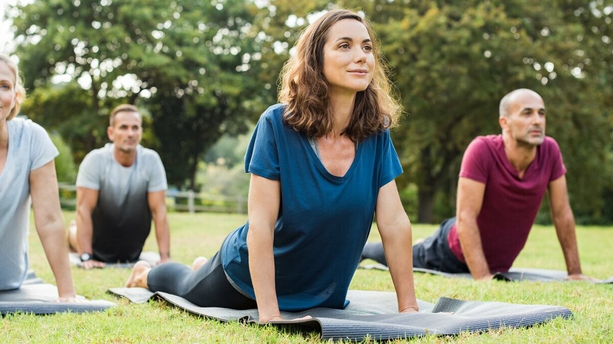 Sport Park Gruppe Yoga Büro