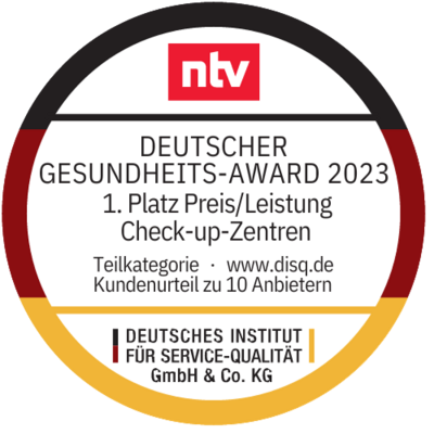 Siegel von ntv und dem deutschen Institut für Service-Qualität