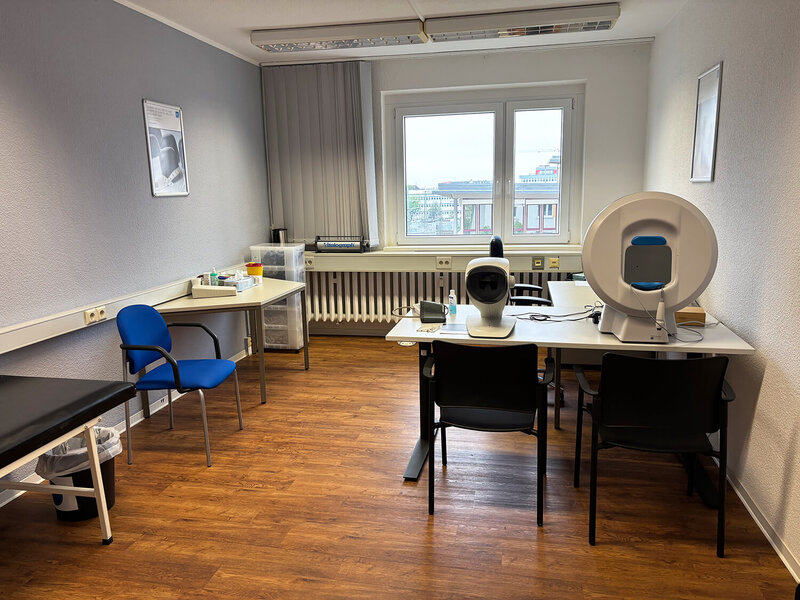 Raum für arbeitsmedizinische Untersuchungen