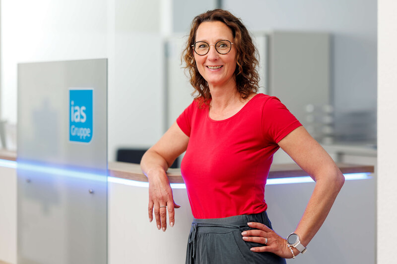 Arzthelferin der ias-Gruppe Claudia Götze am Standort in Dortmund