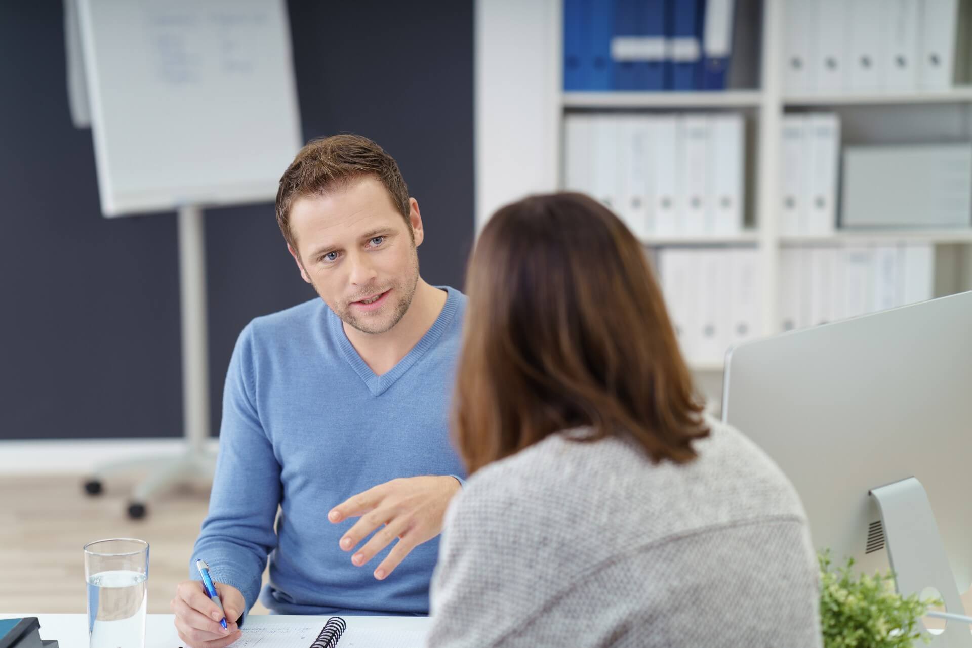 Beratungsgespräch betriebliche Wiedereingliederung, ias mental health, imh